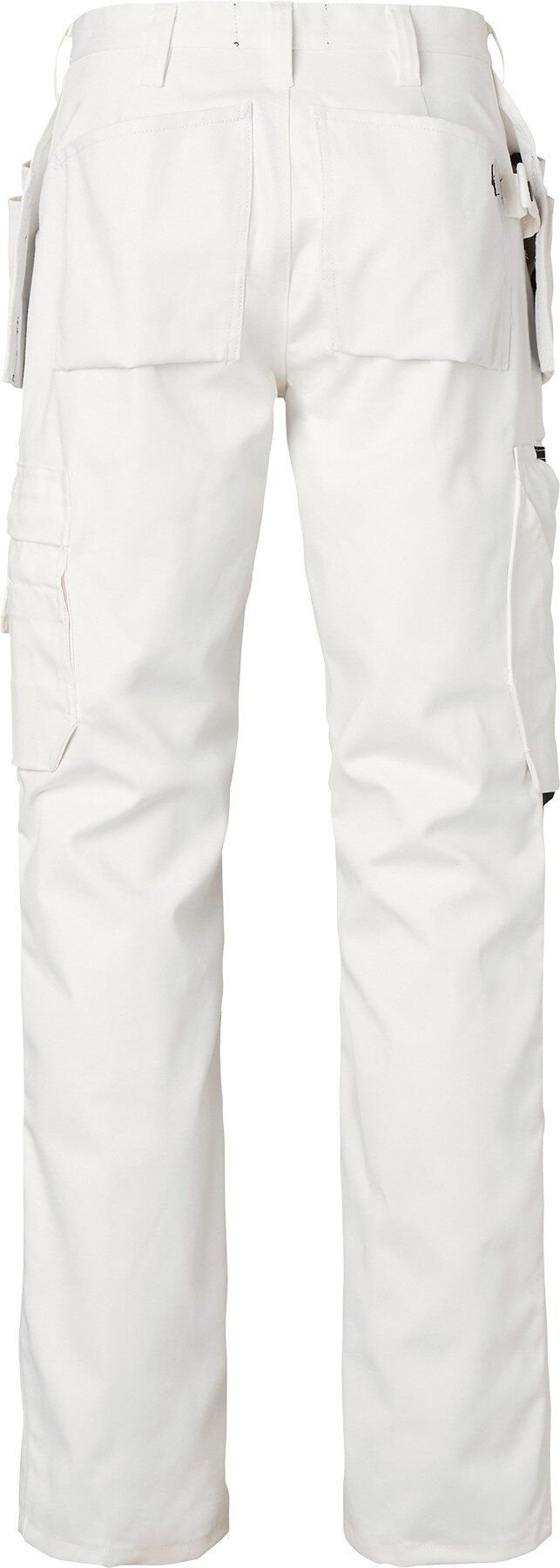 2515 Pantalon de peintre long, unisexe, blanc/noir, 94 #zoom-3