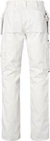 2515 Pantalon de peintre long, unisexe, blanc/noir, 94 #thumbnail-3