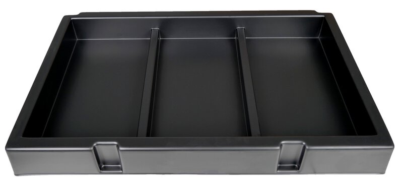 ESD insert for Euro box 3 and 4, 3 wells, 550 x 350 x 58 mm