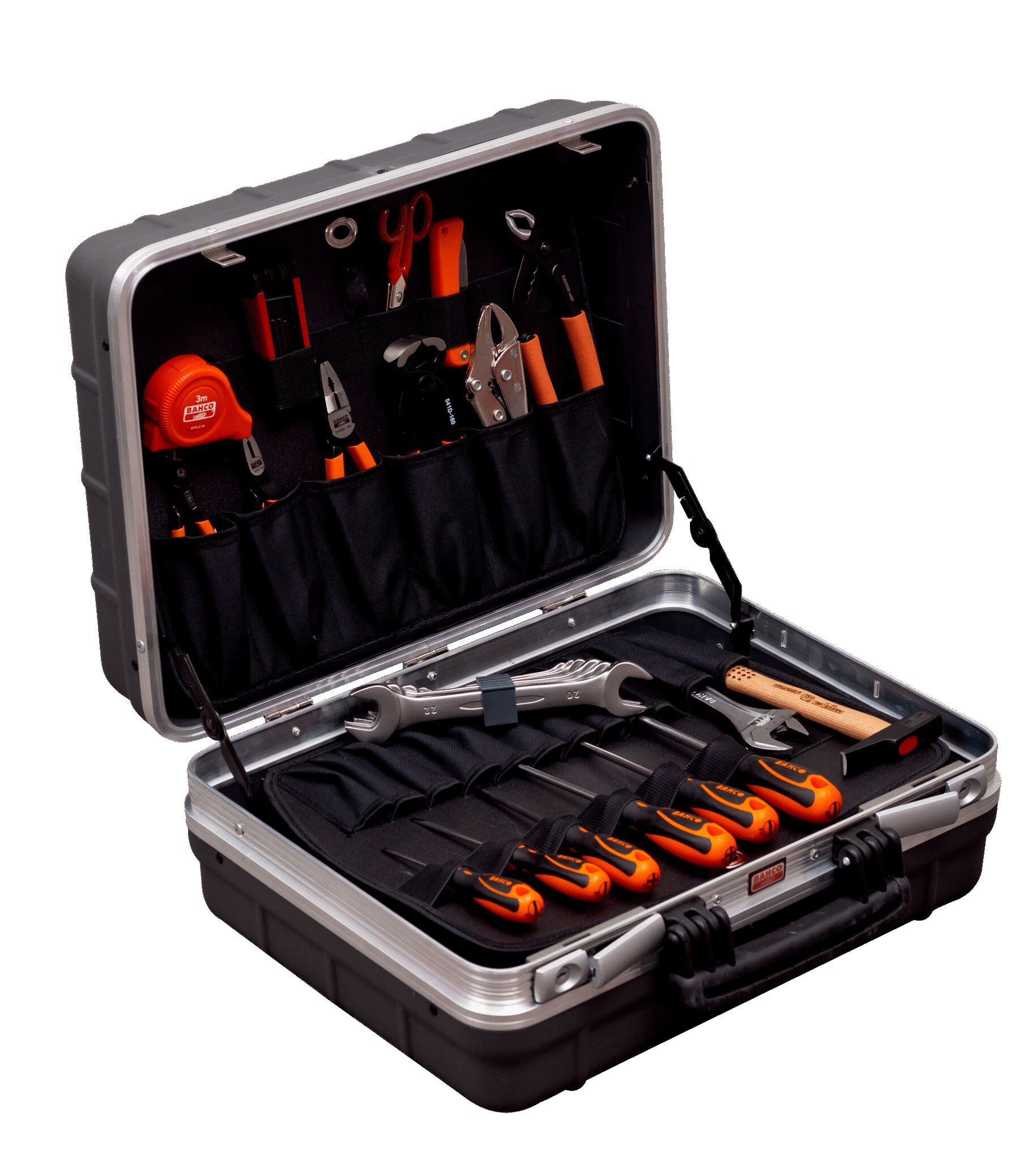 Stabiler Hartschalenkoffer mit Allzweck-Werkzeugsatz #zoom-1