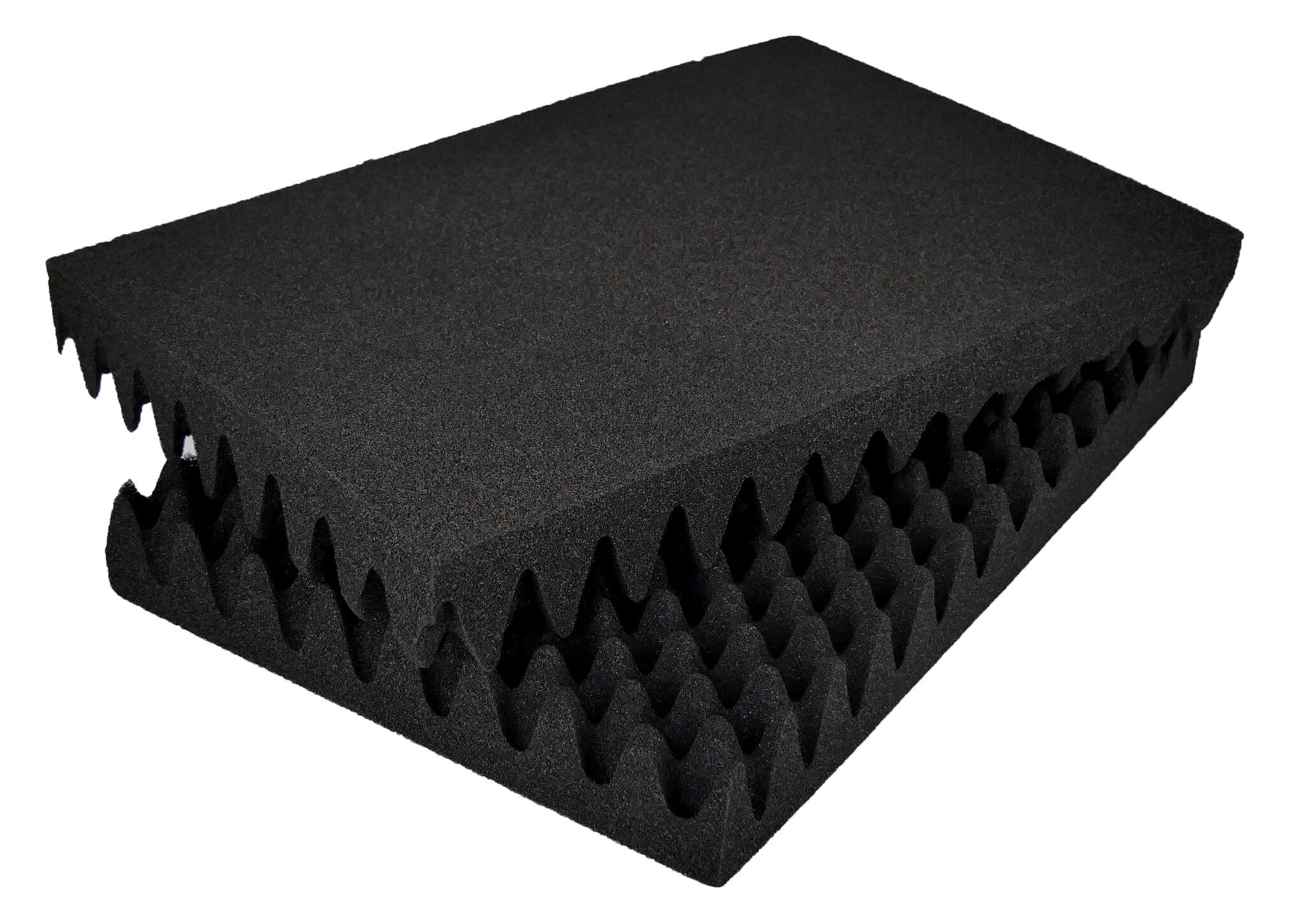 ESD dimpled foam set for case K2007 ESD, black, 365 x 245 mm #zoom-1