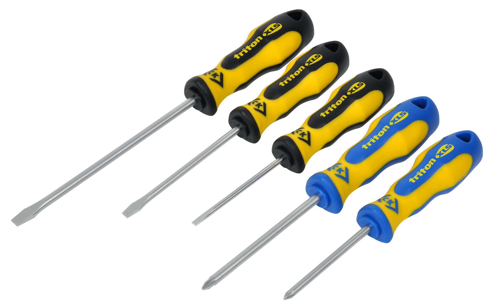 Screwdriver set Triton XLS slotted tip/PZ, 5 pieces #zoom-1