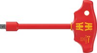 VDE Quergriff-Adapterschraubendreher für 3/8" Steckschlüsseleinsätze 410 i VDE B, 130 mm #thumbnail-1