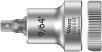 Bit socket with 3/8" drive, with holding function for hexagon socket screws, 9/64" x 35 mm #thumbnail-1