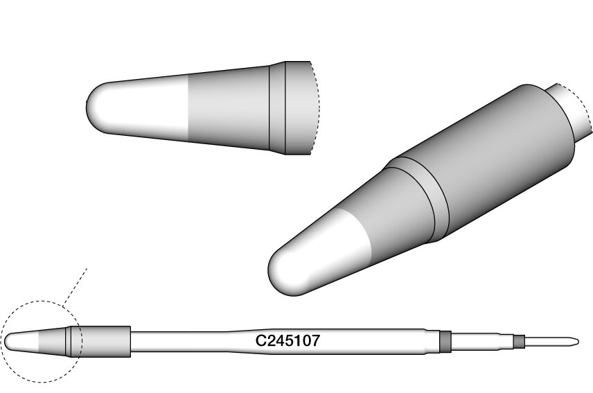 Lötspitze konisch D: 3 mm, C245107 #zoom-2