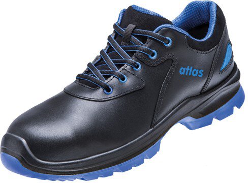 ESD low shoe SL 64 blue 2.0, S2, smooth leather, unisex, black/royal blue, size 42 #zoom-1