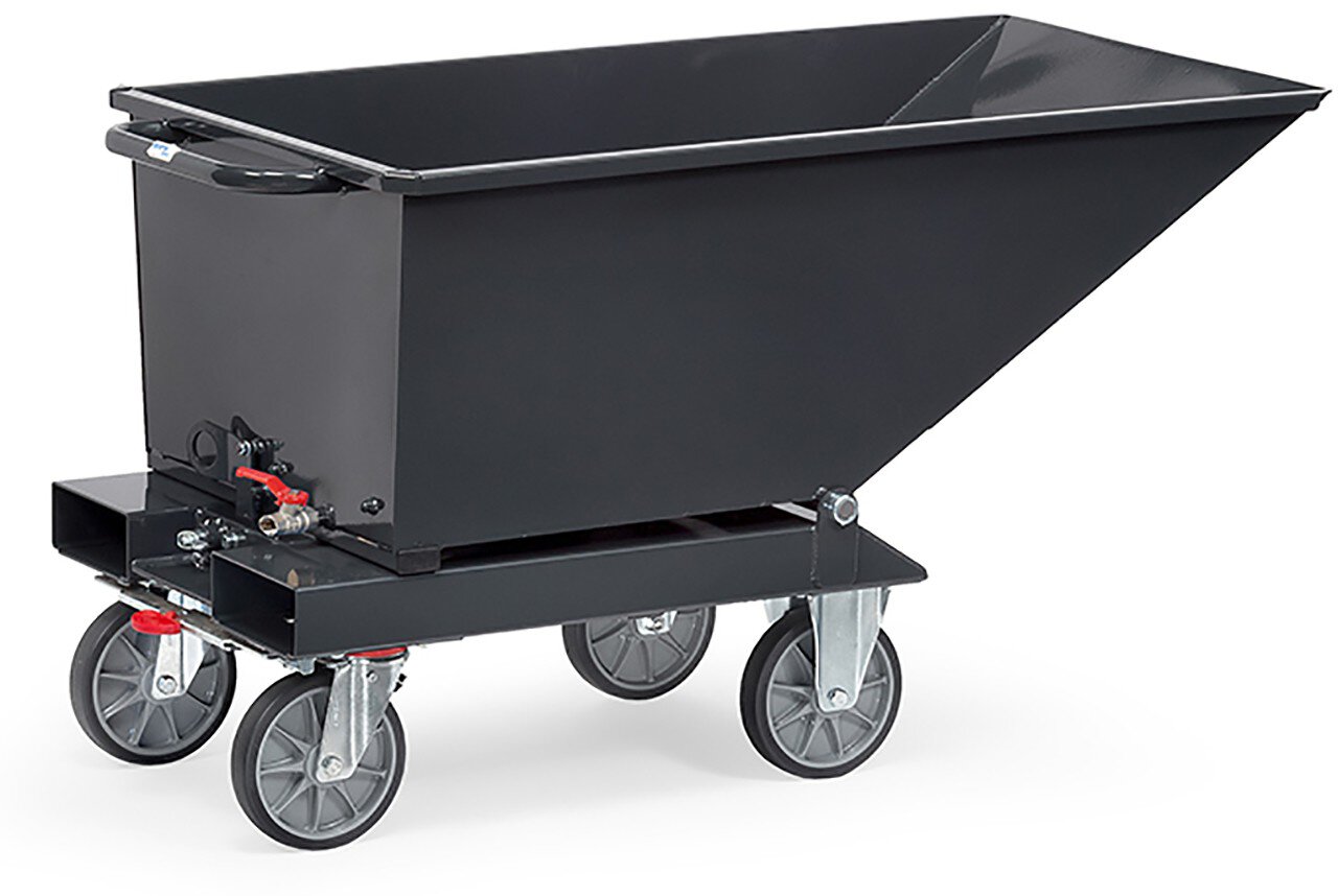 Benne, capacité 250 litres, jusqu'à 750 kg de charge, avec robinet de vidange #zoom-1