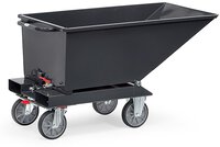 Benne, capacité 250 litres, jusqu'à 750 kg de charge, avec robinet de vidange #thumbnail-1