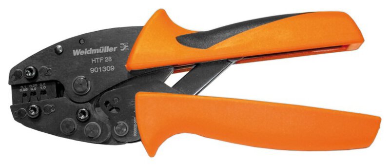 Crimping pliers HTF 28 for blade terminals