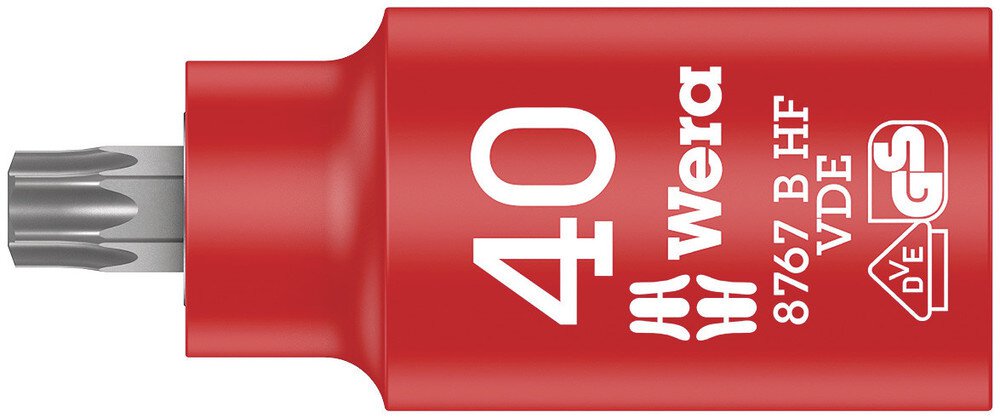 Bitnuss, isoliert, mit 3/8"-Antrieb, mit Haltefunktion, TX 40 x 55 mm #zoom-1
