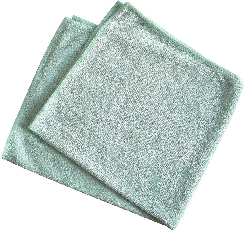 HygoClean chiffon en microfibres, tricoté vert, 40 x 40 cm