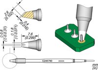 Grot lutowniczy pin / łącznik, śr.: 0,8 mm #thumbnail-1