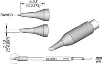 Lötspitze abgeschrägt, D: 1,3 mm, C245064 #thumbnail-1