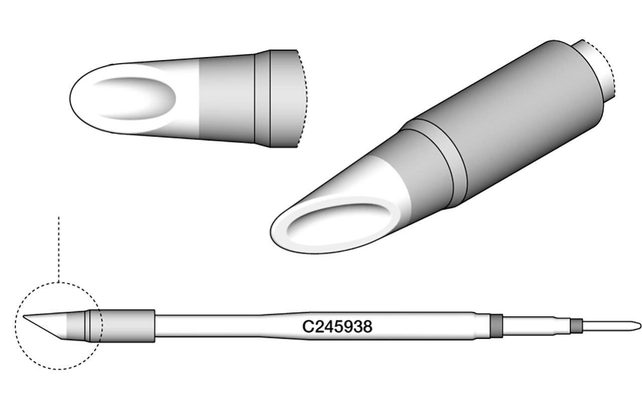 Lötspitze löffelförmig, D: 3,8 mm, C245938 #zoom-2