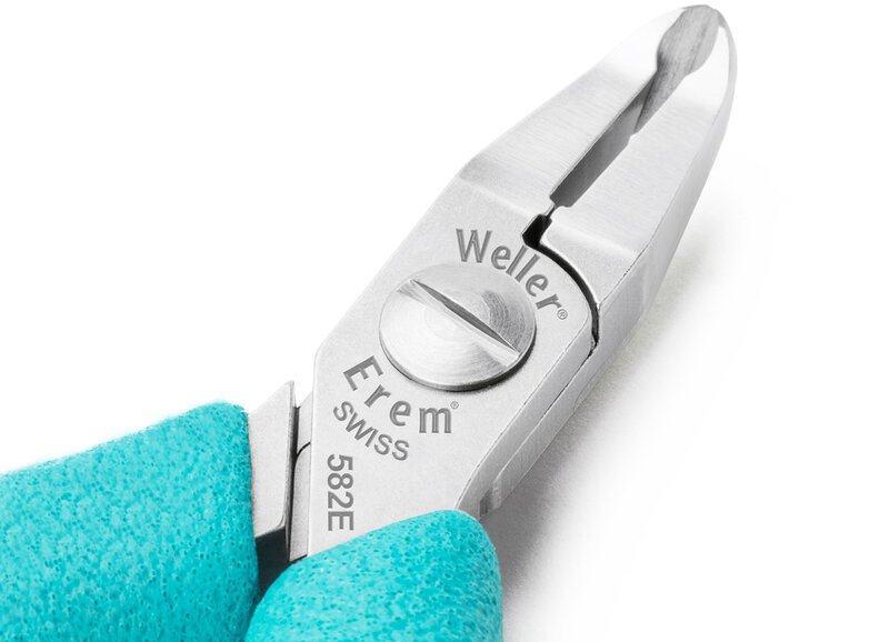 Weller Erem 582E Tip Cutter - Angled Narrow Head ESD Safe 115 Mm, Full Flush, 1.3 Mm, 65 ° #2