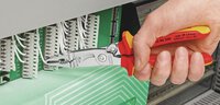 Elektro-Installationszange mit Kunststoff überzogen, schwarz atramentiert, 200 mm (SB-Karte/Blister) #thumbnail-3