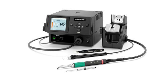 Stazione ad aria calda JNA-2C, 230 V, incl. manipolo NH e T260