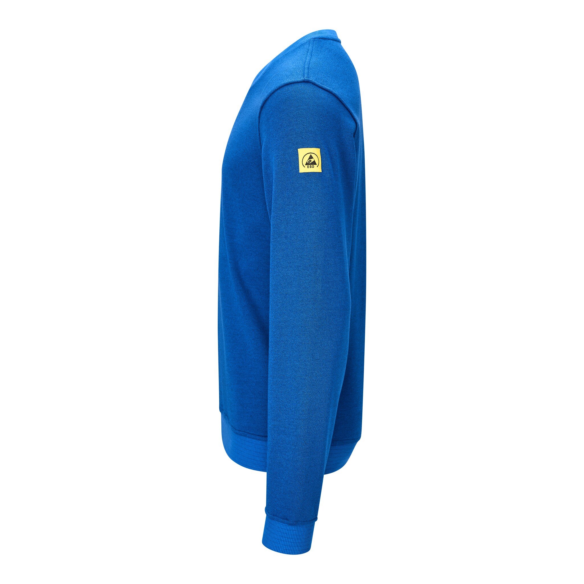 Bluza ESD, dekolt w serek, królewski niebieski, rozmiar S, krój Comfort-Fit #zoom-3