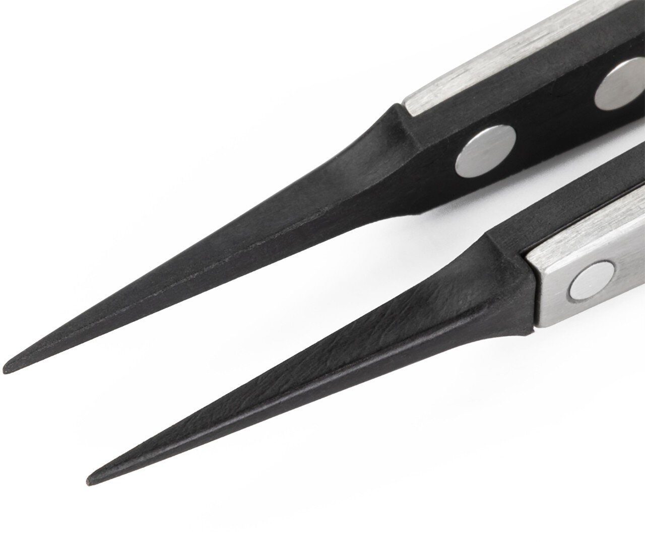 Weller Erem 258SA Precision Tweezers with Pointed Synthetic Tips (PPS) and Serrated Finger Grips for Secure Handling #zoom-2