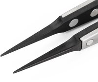 Weller Erem 258SA Precision Tweezers with Pointed Synthetic Tips (PPS) and Serrated Finger Grips for Secure Handling #thumbnail-2