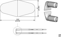 Lötspitze W14005F für WS140 Entlötpinzette, flach 5 mm #thumbnail-1