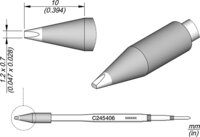 Lötspitze meißelförmig, 1,2 x 0,7 HT, C245406 #thumbnail-1