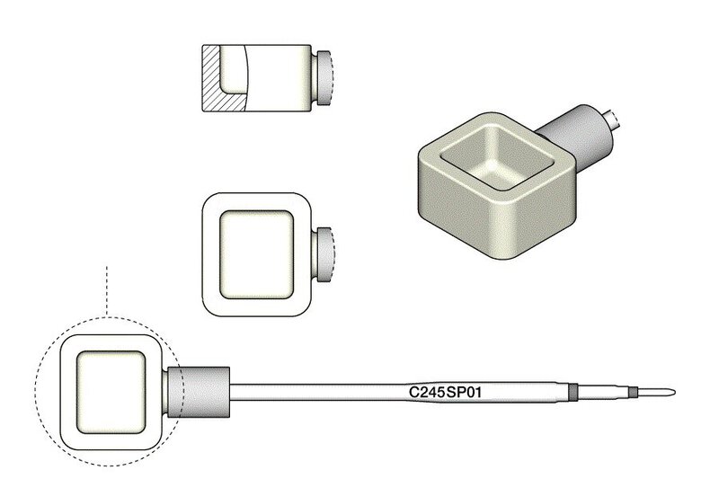 JBC Lötbadspitze C245-SP01 für T245 #2