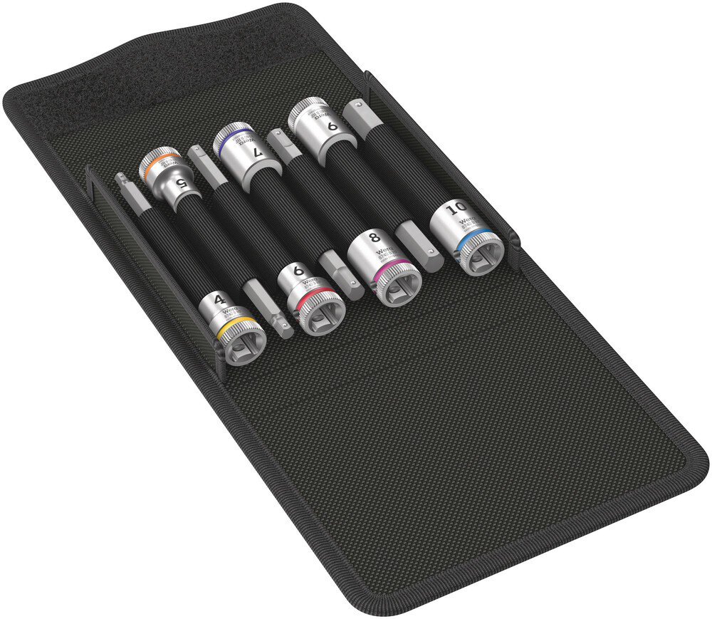 Bitnuss-Satz, mit 3/8"-Antrieb, mit Haltefunktion für Innensechskantschrauben, 7-teilig #zoom-1