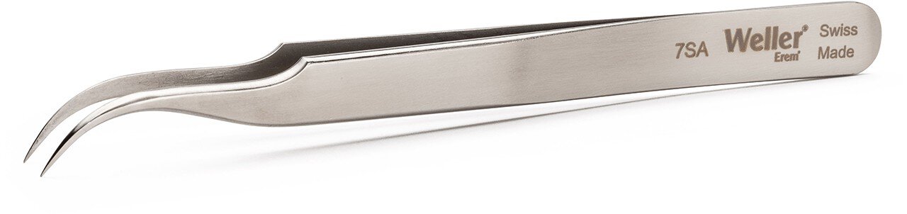 Präzisionspinzette gebogen, ausgespart, mit feinen Spitzen #zoom-1