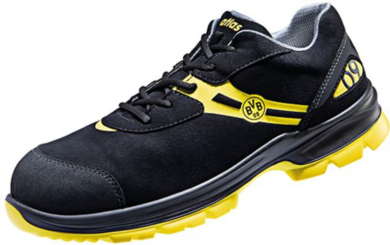 Lage schoen Malocher 09, S3, Sportline, unisex, zwart/neon-geel, maat 37 #1