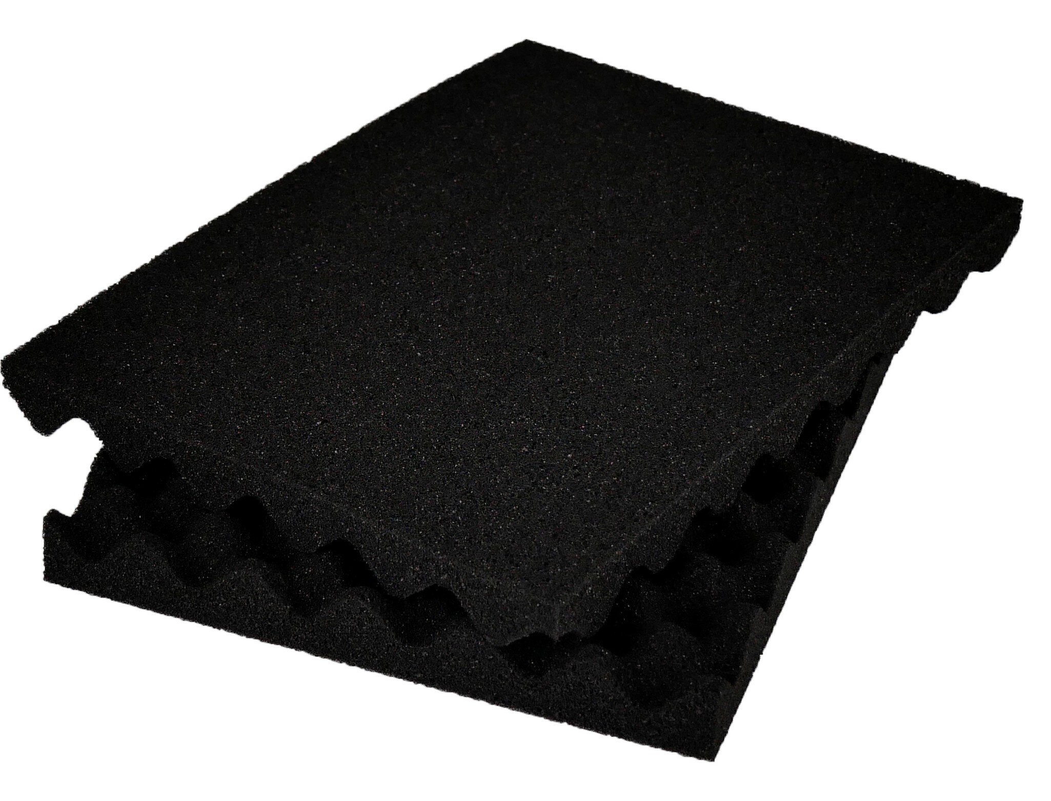 Noppenschaum-Set für ESD Koffer K2001 ESD, schwarz, Fachgröße: 77 x 72 mm #zoom-1
