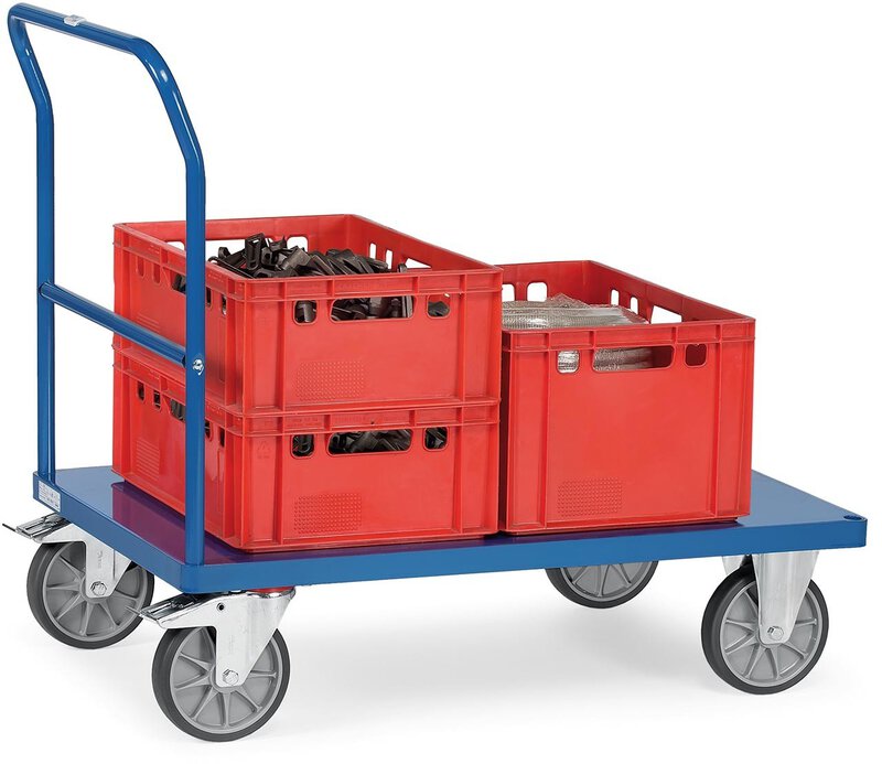 Schiebebügelwagen - Stahlblech bündig Ladefläche 850 x 500 mm  #2
