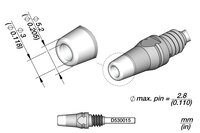 Entlötspitze für Pin, Ø 3 mm, S1, D530015 #thumbnail-1