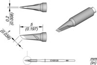 Lötspitze messerförmig, 1 x 0,2 mm, C105120 #thumbnail-1
