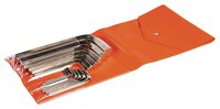 Metrischer Sechskant-Winkelschraubendreher-Satz, vernickelt, 2 bis 22 mm, 15-teilig #thumbnail-1