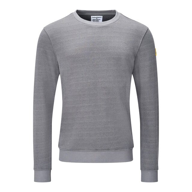 ESD Sweatshirt, Rundhals, grau, Comfort-Fit