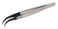 Tweezers, with very fine and curved tips, 130 mm #thumbnail-1