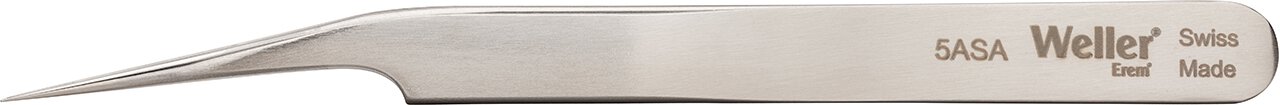 Weller Erem 5ASA Precision Tweezers Lightly Curved 15° Relieved For Applications In Biology, Medicine, Laboratory Technology And Microelectronics #zoom-3