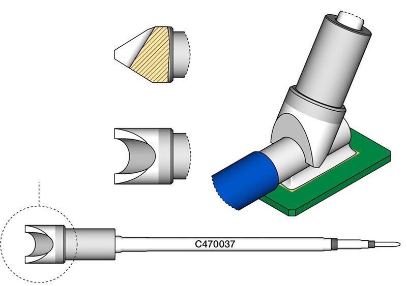 Lötspitze für Kabel und Steckverbinder, D 8 mm, C470037