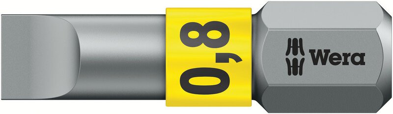 Embout BTZ pour vis à fente, 0,8 x 5,5 x 25 mm #1