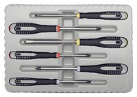 ERGO™ set schroevendraaiers voor gleuf-, kruiskop- en Pozidriv-schroeven met rubberen handvat, 6 stuks. #thumbnail-3