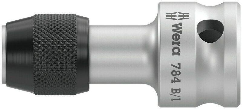 3/8" connecting parts with Wera quick-change chuck, 784 B/1 x 1/4" x 43 mm #1