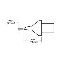 SMTC soldering tip, carbide blade 10.0 mm (0.39), 600 series #thumbnail-3