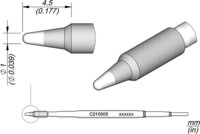 Lötspitze für T210-A / T210-NA, rund, gerade, C210005 #thumbnail-1