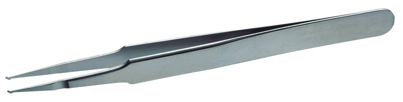 SMD tweezers,for components up to 1 mm wide,120 mm