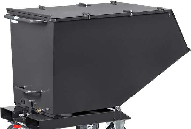 Scharnierend deksel kan aan 2 zijden worden geopend voor kiepwagen 4704/7016 