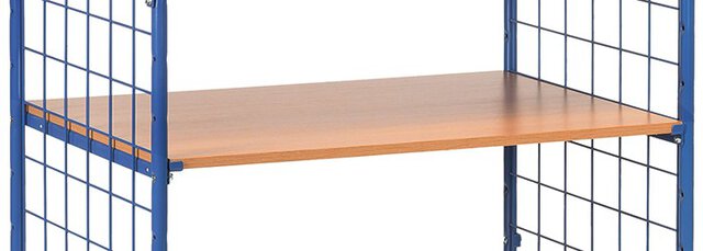 Plancher pour chariot à plateaux 1000 x 600 avec 1 paire de cornières d'appui 