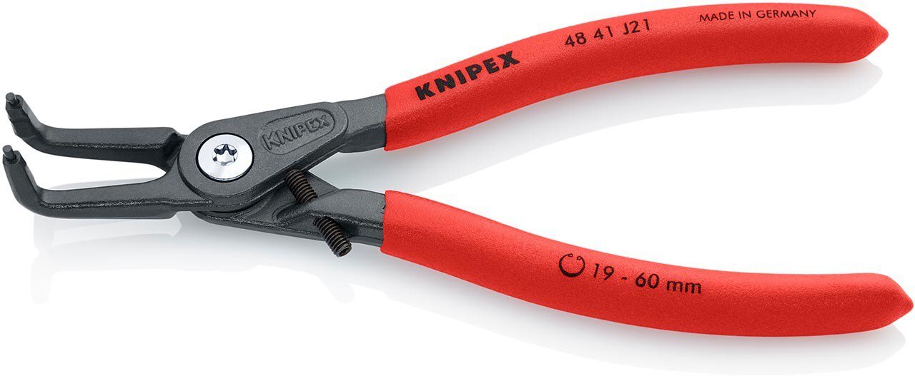 Precision circlip pliers for inner rings in bores, gray atramentized, 165 mm #zoom-2