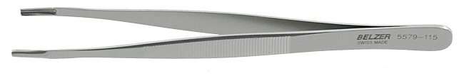 Pinzetta di posizionamento, acciaio inossidabile, componenti fino a Ø 2 mm 115 mm #zoom-1