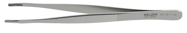 Placement tweezers, stainless steel, components up to Ø 2 mm 115 mm